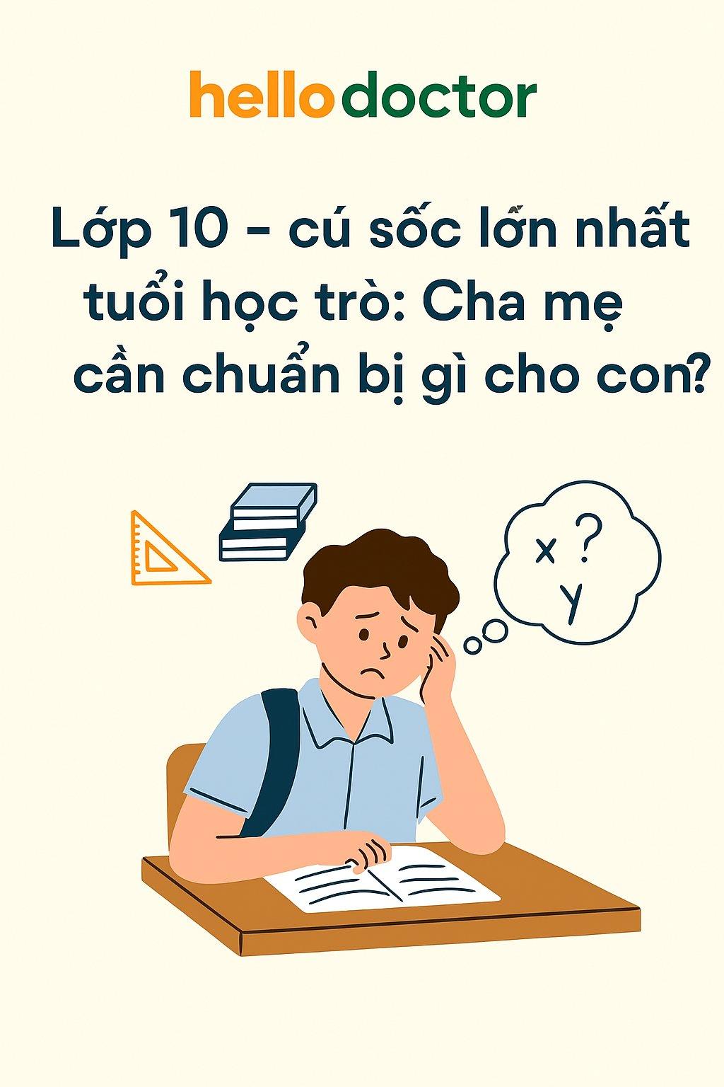 Lớp 10 – cú sốc lớn nhất tuổi học trò: Cha mẹ cần chuẩn bị gì cho con?