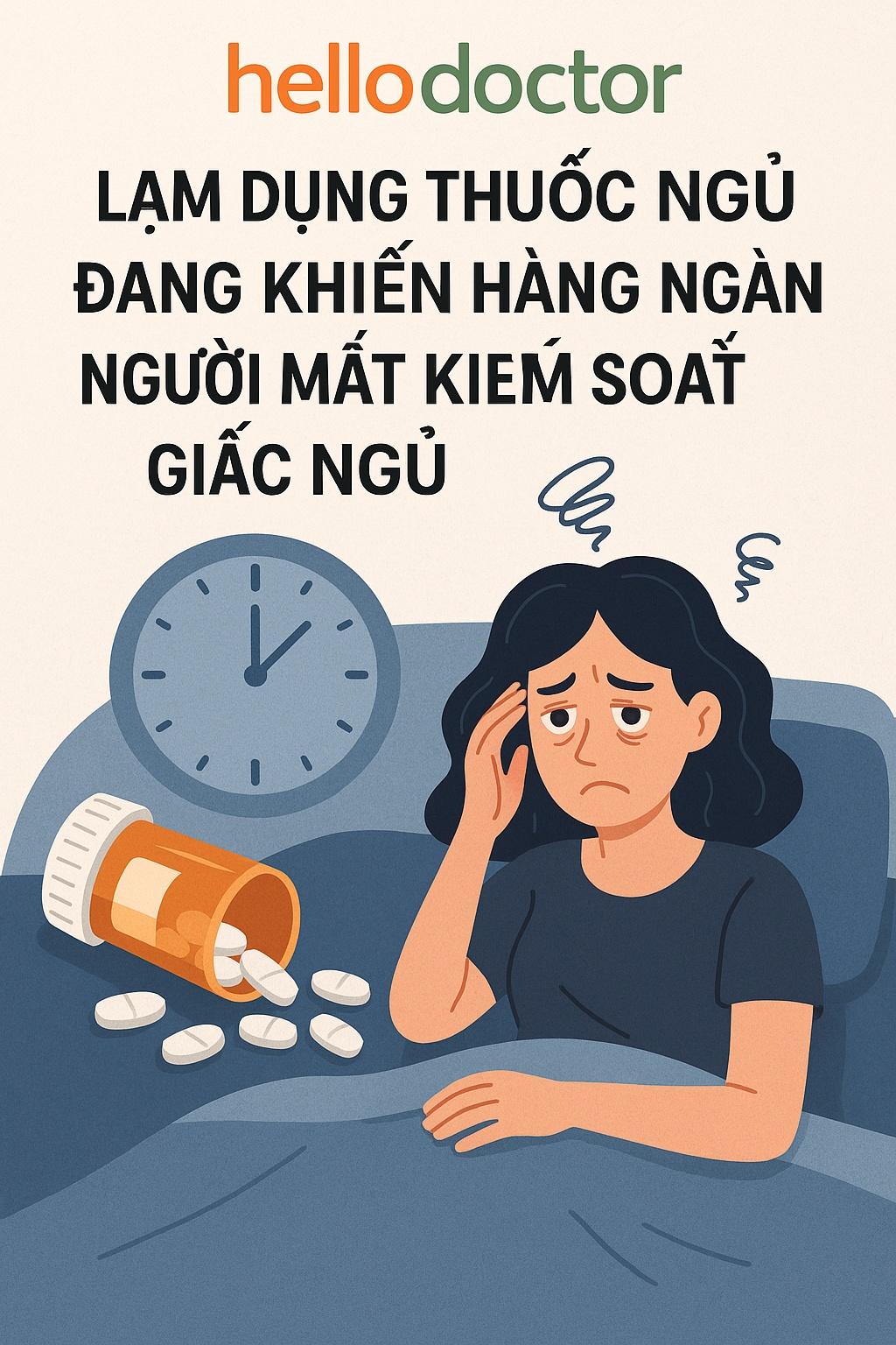 Lạm dụng thuốc ngủ đang khiến hàng ngàn người mất kiểm soát giấc ngủ