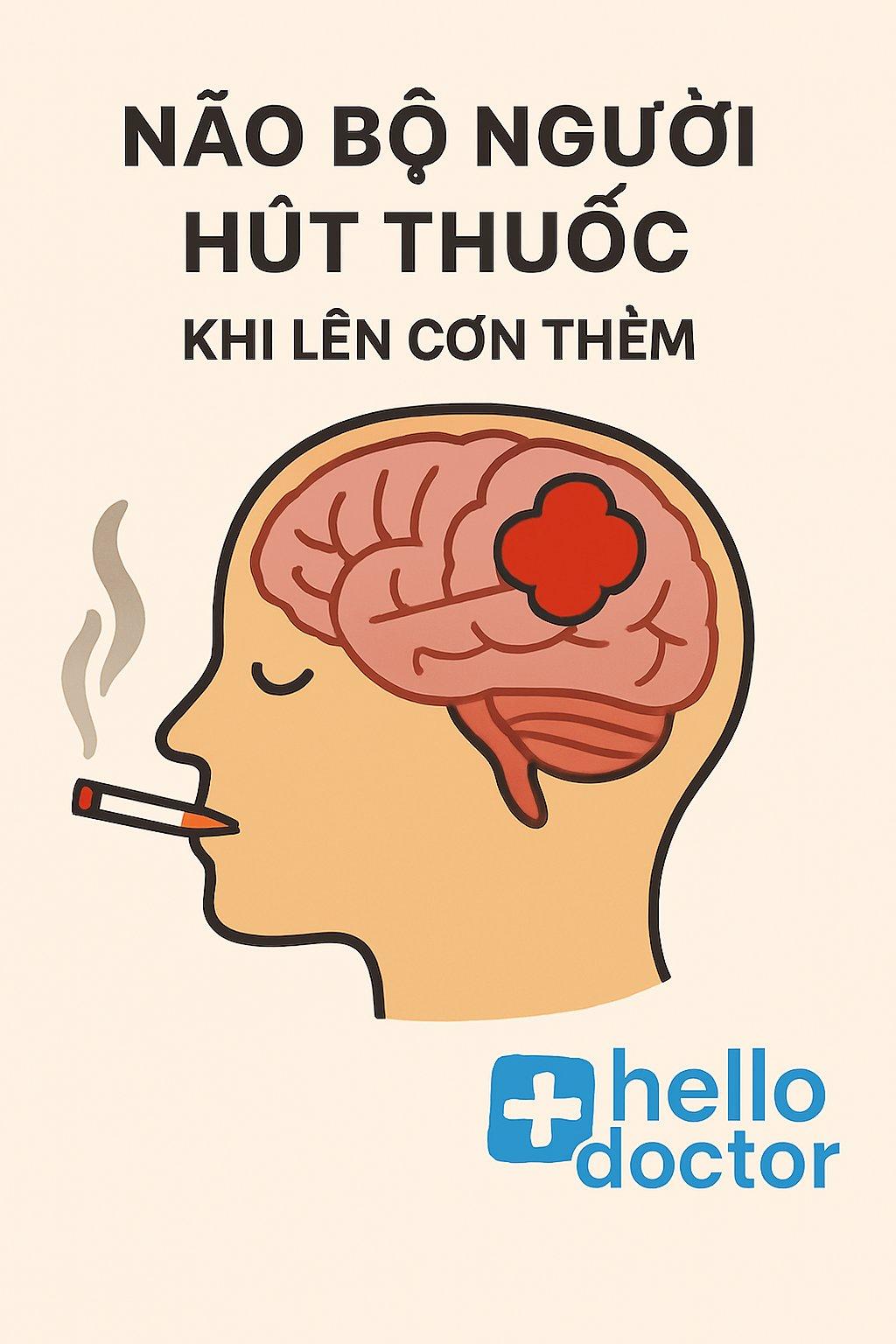 Não bộ người hút thuốc lá hoạt động ra sao khi lên cơn thèm?