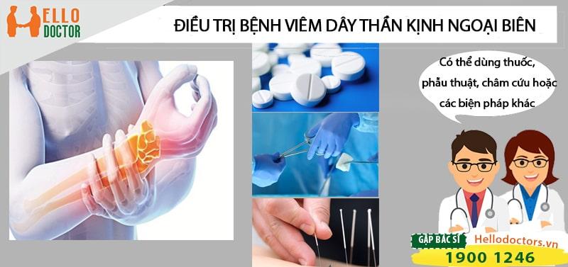 Những cách điều trị bệnh viêm dây thần kinh ngoại biên
