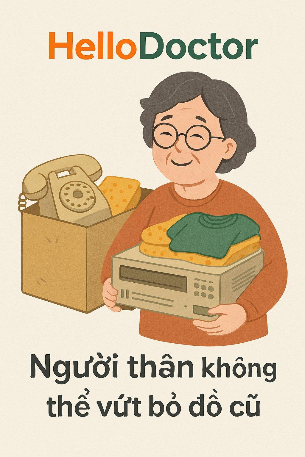 Người thân không thể vứt bỏ đồ cũ: Triệu chứng ban đầu của rối loạn tích trữ đang bị bỏ qua