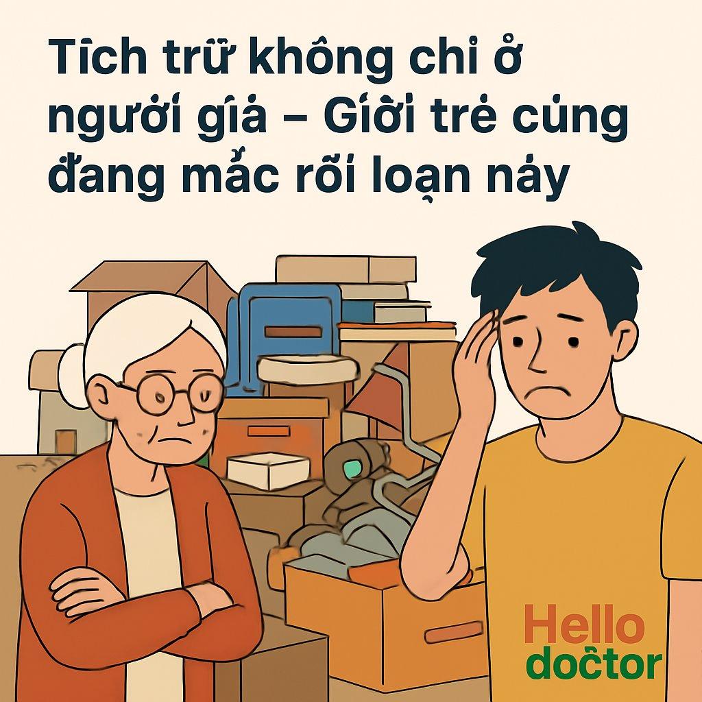 Tích trữ không chỉ ở người già – Giới trẻ cũng đang mắc rối loạn này