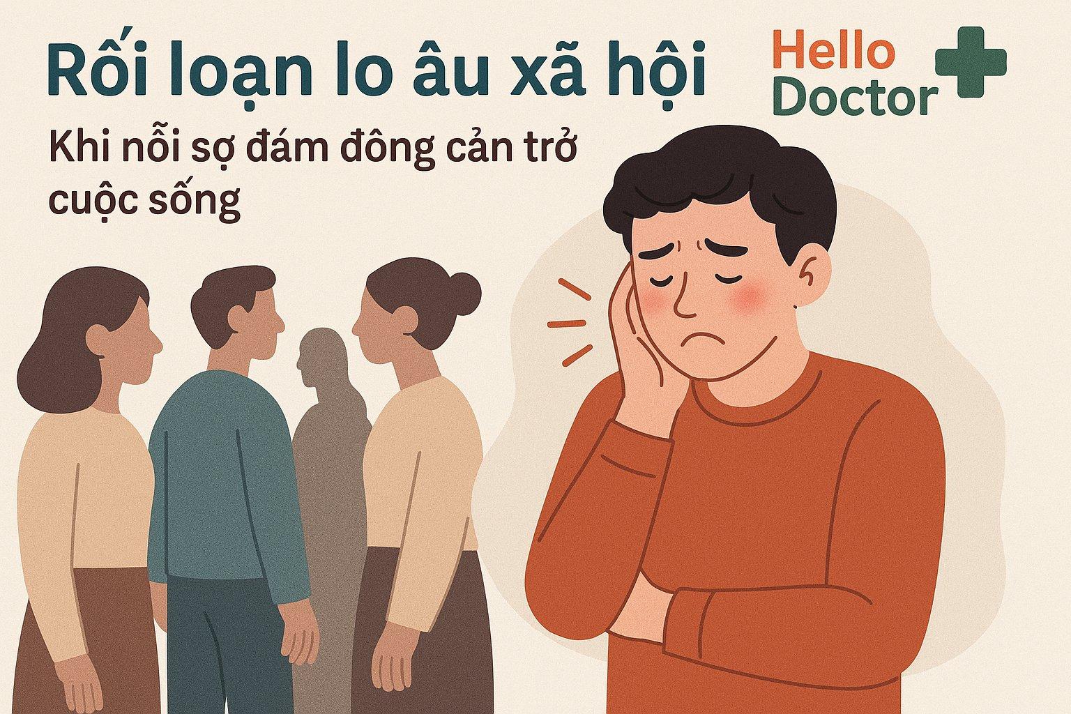 Rối loạn lo âu xã hội: Khi nỗi sợ đám đông cản trở cuộc sống