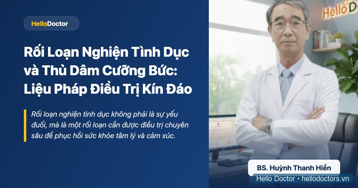 Rối Loạn Nghiện Tình Dục và Thủ Dâm Cưỡng Bức: Liệu Pháp Điều Trị Kín Đáo