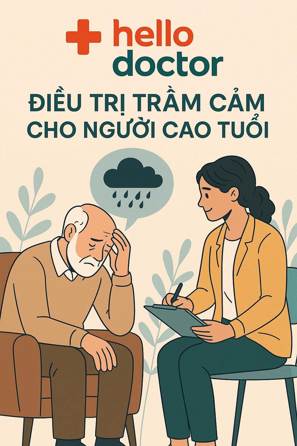 Điều trị trầm cảm cho người cao tuổi