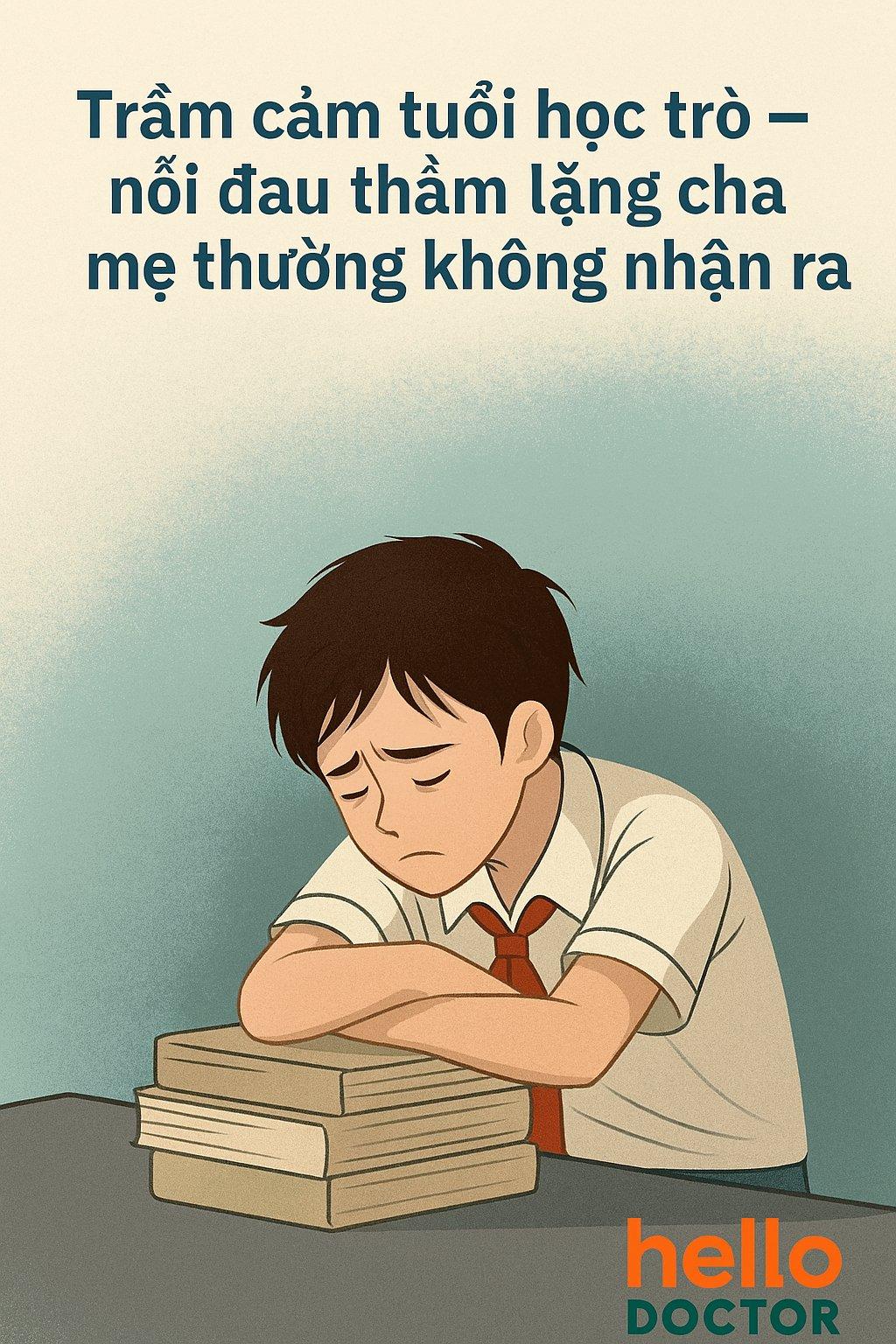 Trầm cảm tuổi học trò – nỗi đau thầm lặng cha mẹ thường không nhận ra